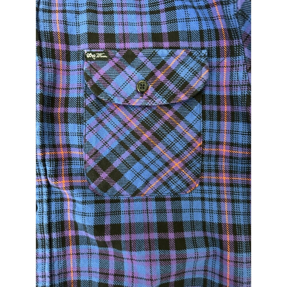 LRG Wovens Lifted Research Group Plaid Flannel Shirt 3XL‎ Skate Y2K Streetwear - Picture 6 of 8